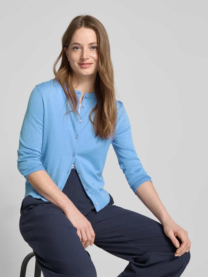 Stefanel Cardigan met wol en ronde hals