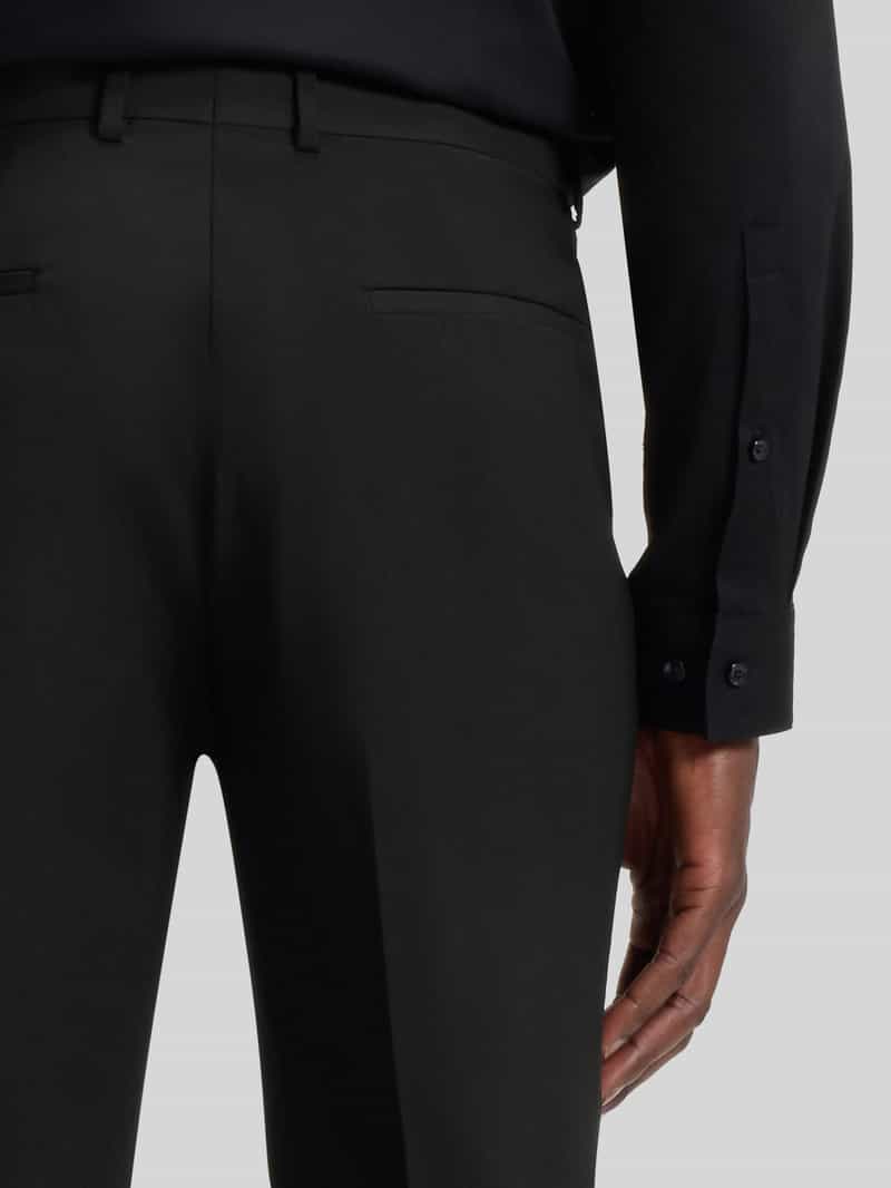 HUGO Regular fit pantalon van wolmix model 'HESTEN'