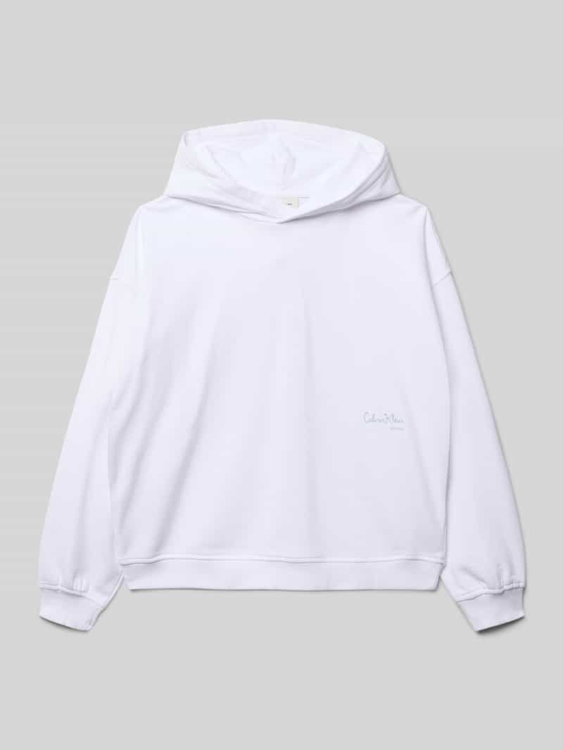 Calvin Klein Jeans Relaxed fit hoodie met logoprint model 'Signature'