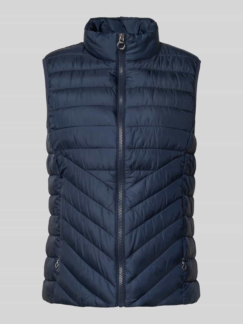 s.Oliver RED LABEL Slim fit bodywarmer met opstaande kraag