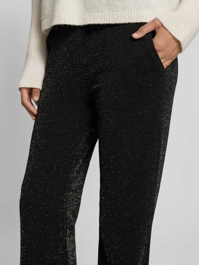 Christian Berg Woman Flared stoffen broek met elastische band