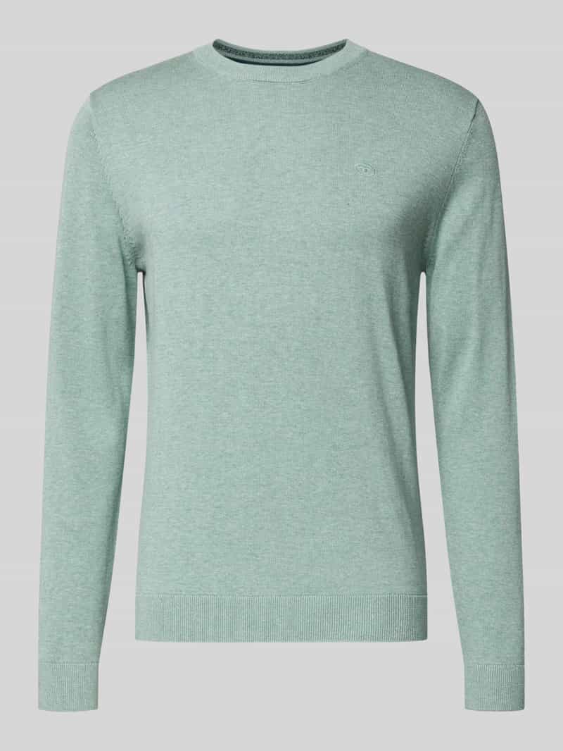 Tom Tailor Regular fit gebreide pullover van zuiver katoen