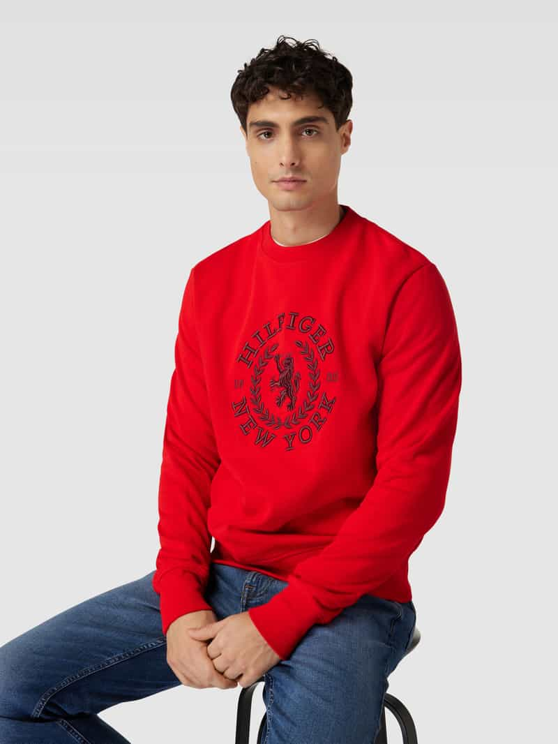 Tommy Hilfiger Sweatshirt met motiefstitching