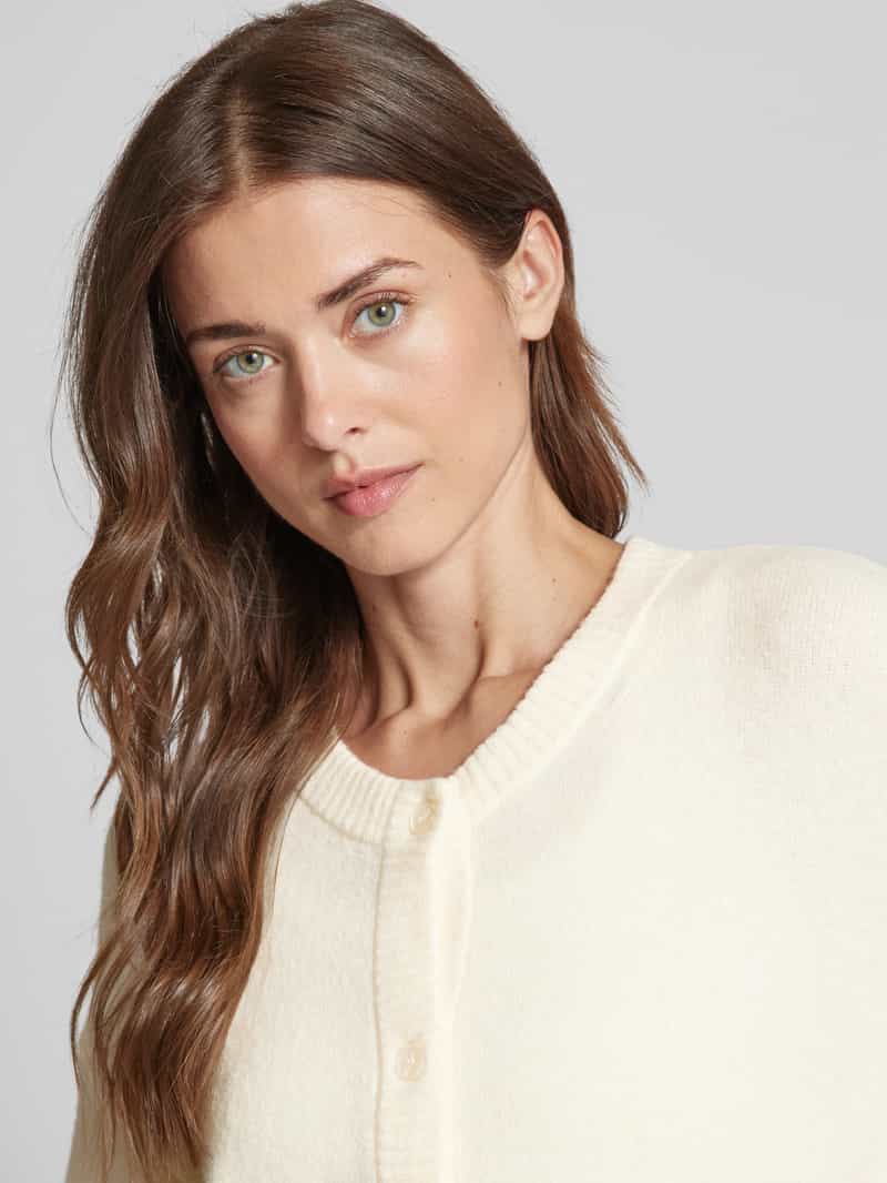 American vintage Oversized gebreid jack met knoopsluiting model 'DAMSVILLE'