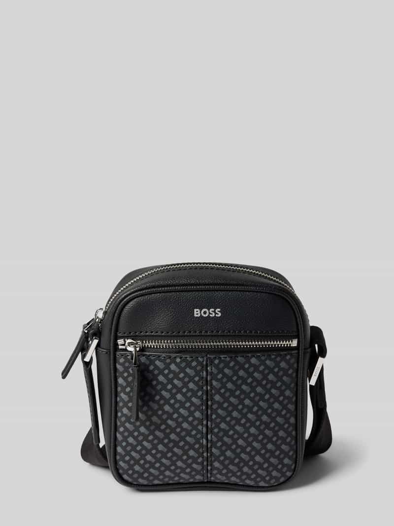 Boss Schoudertas met voorvak model 'Zair'