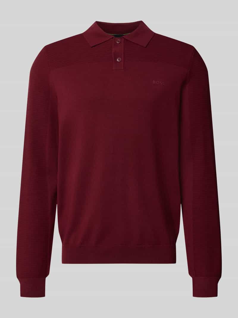 relaxed fit poloshirt met wol model 'KN_Momentum-X PL'