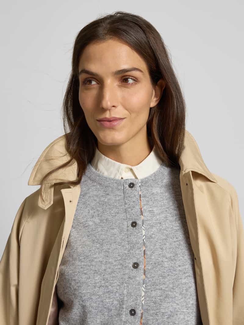 Barbour Regular fit gebreid jack van een mix van wol en katoen model 'PENDLE'