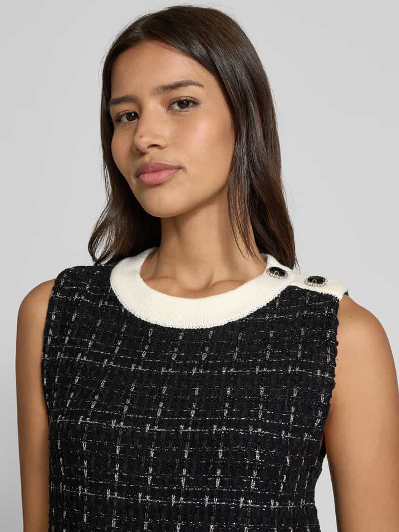 Liu Jo White Mini-jurk in bouclélook