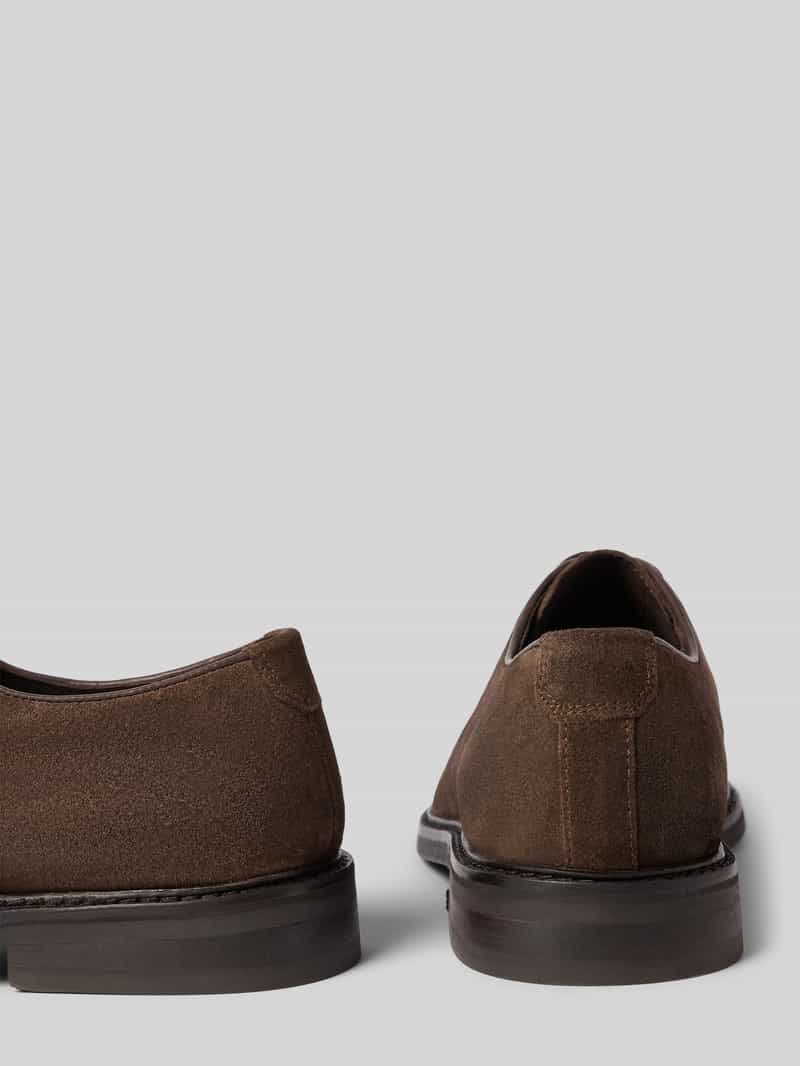 Gant Leren veterschoenen met blokhak model 'Bidford'