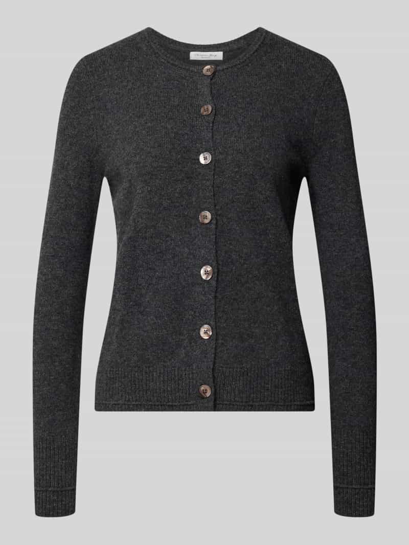 Christian Berg Woman Cardigan van wol met ronde hals