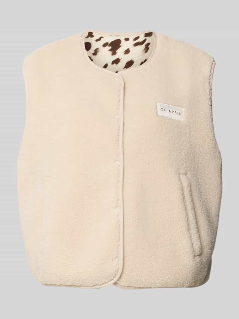 Fleecebodywarmer met aan twee kanten draagbaar model 'Magnolia'