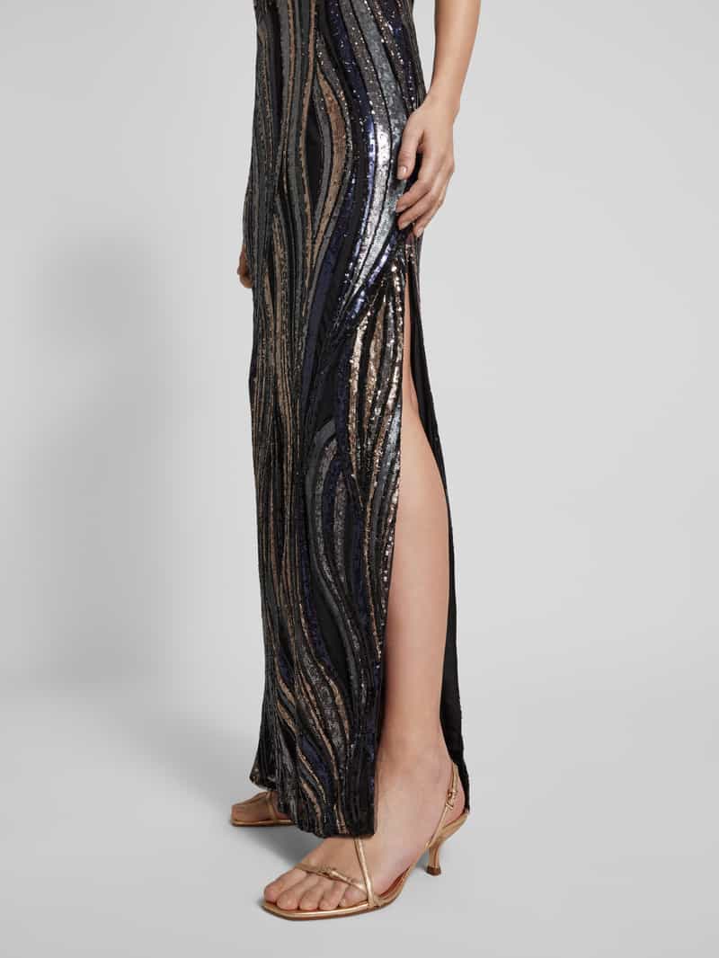 Adrianna Papell One shoulder-avondjurk met pailetten