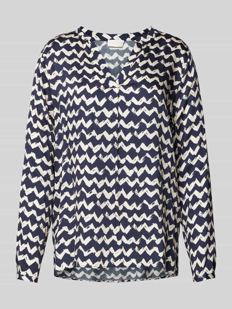 milano italy Blouseshirt met V-hals