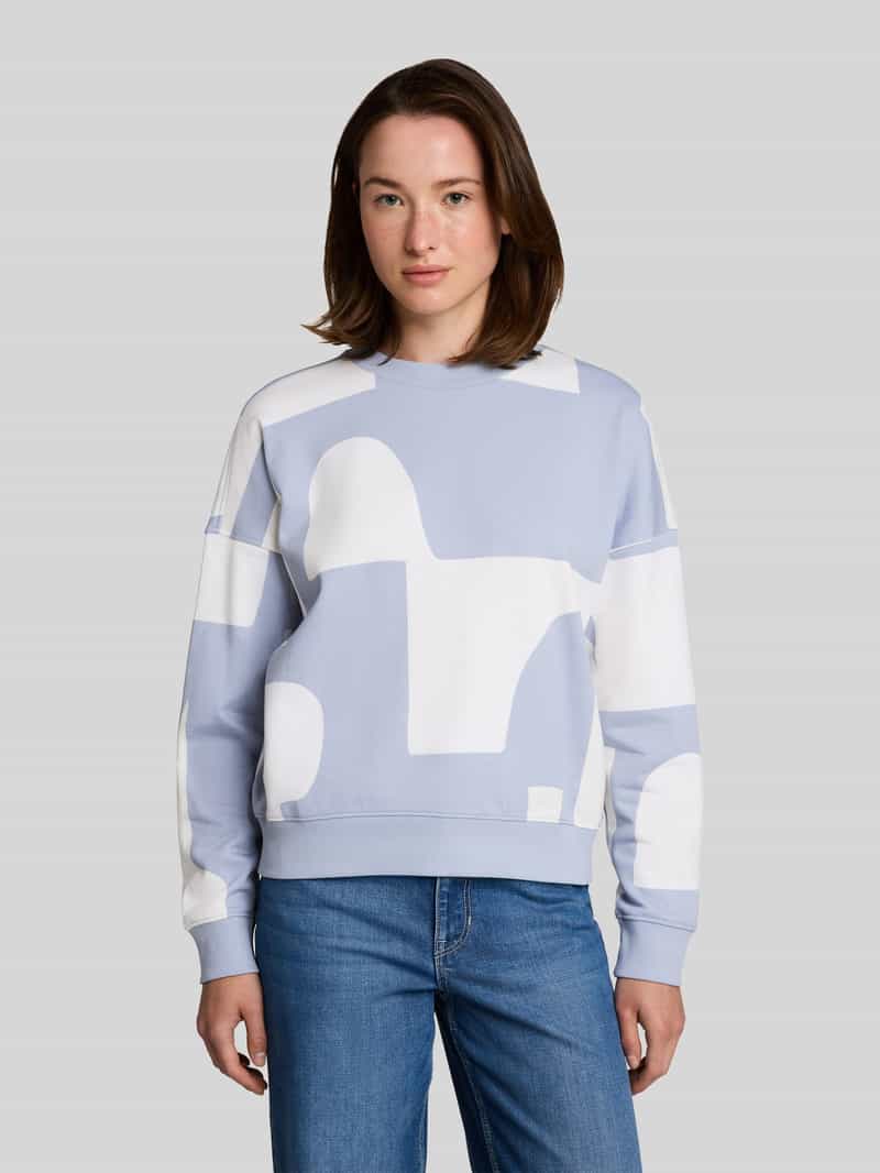 Tom Tailor Denim Regular fit sweatshirt van puur katoen