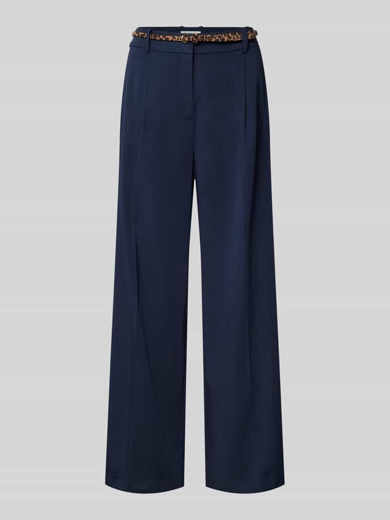 Christian Berg Woman Wide leg chino met riem