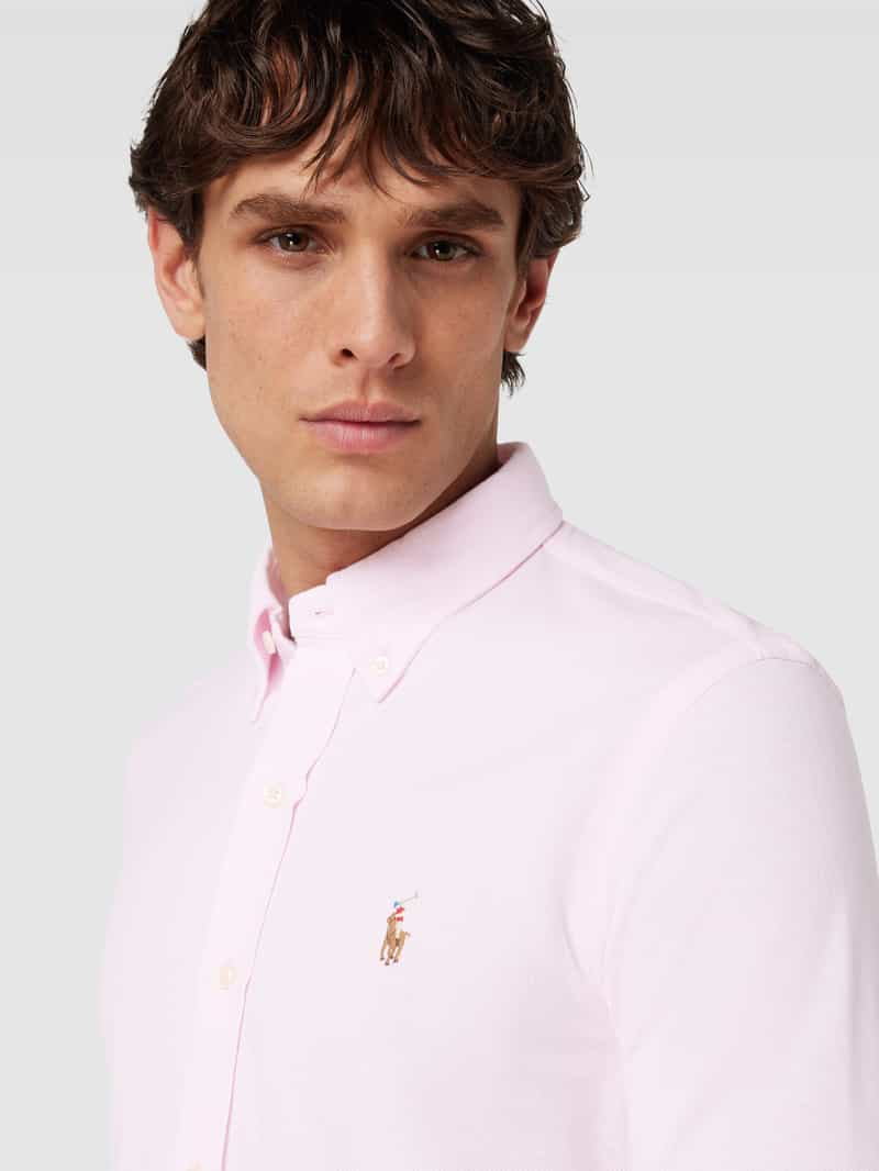 Polo Ralph Lauren Regular fit vrijetijdsoverhemd met labelstitching