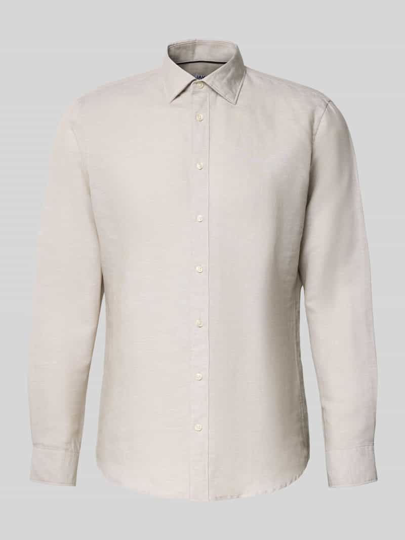 Regular fit Vrijetijdsoverhemd van Linnenmix