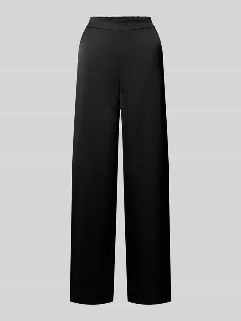 slim fit wijdte broek met schuifhaak en verborgen ritssluiting model 'HASELI-1'