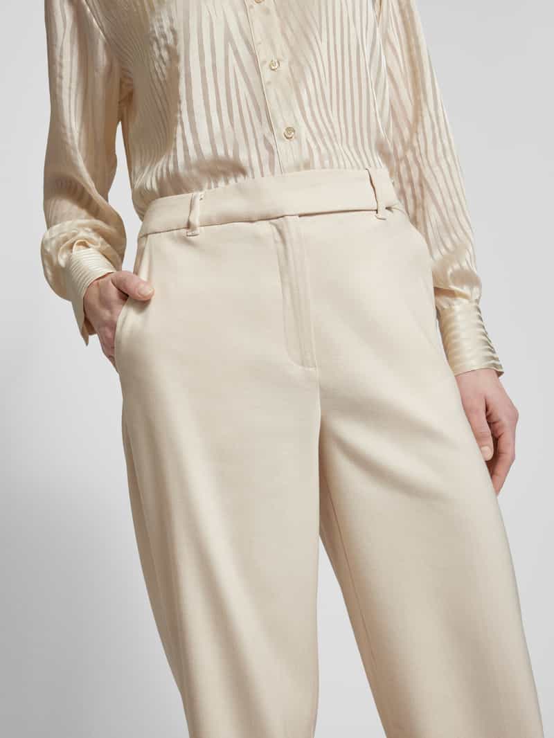 Stefanel Stoffen broek met brede band