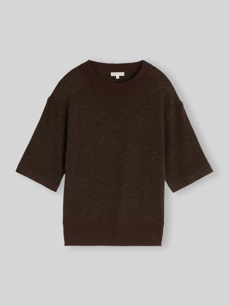 Tom Tailor Regular fit pullover met katoen-aandeel
