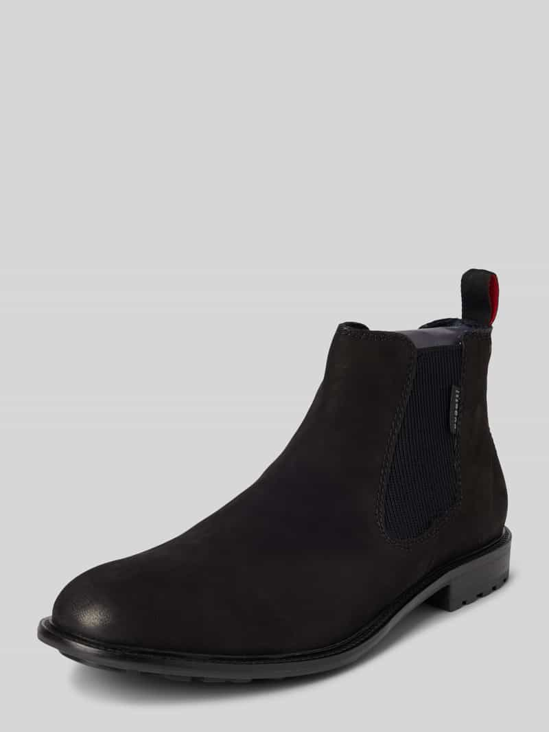 Bugatti Chelsea boots van leer met treklus, model 'Bonifacio'