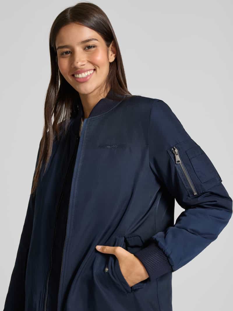 Original Bombers Parka met opstaande kraag en tweewegsritssluiting