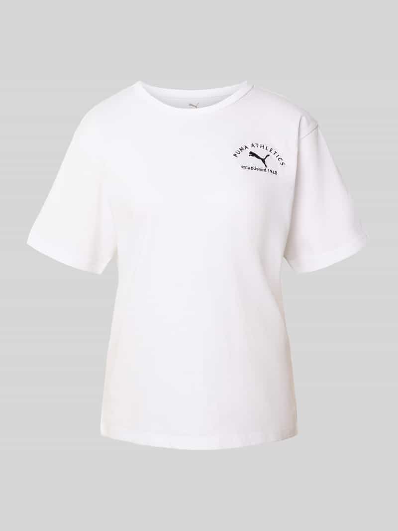 Puma T-shirt met labelstitching