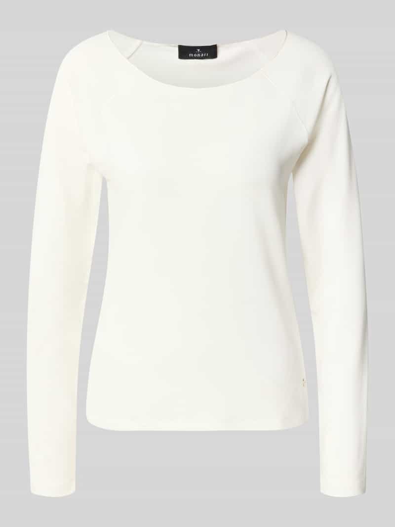 Monari Regular fit shirt met lange mouwen van viscosemix