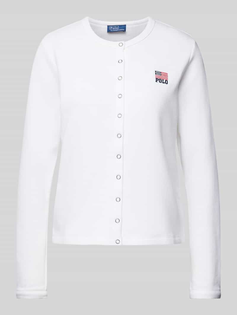 Polo Ralph Lauren Gebreid jack met drukknoopsluiting