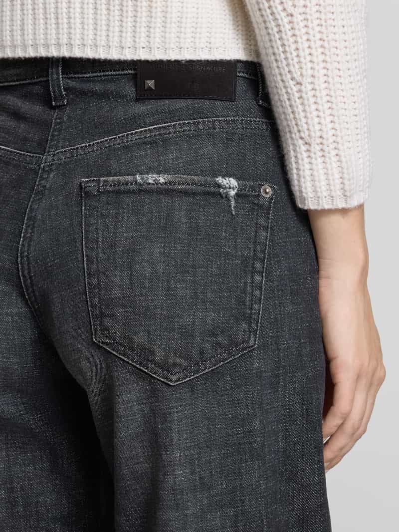 CAMBIO Loose fit jeans met siernaden model 'Elin'
