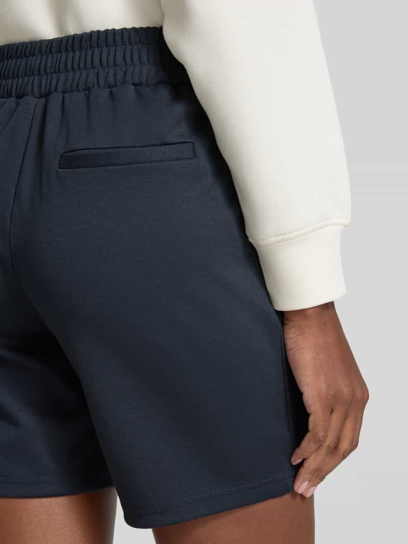 Ichi Regular fit korte broek met bandplooien model 'Kate'