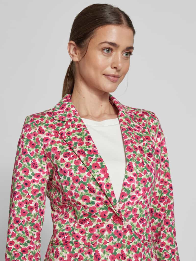 Ichi Slim fit blazer met paspelzakken model 'KATE'