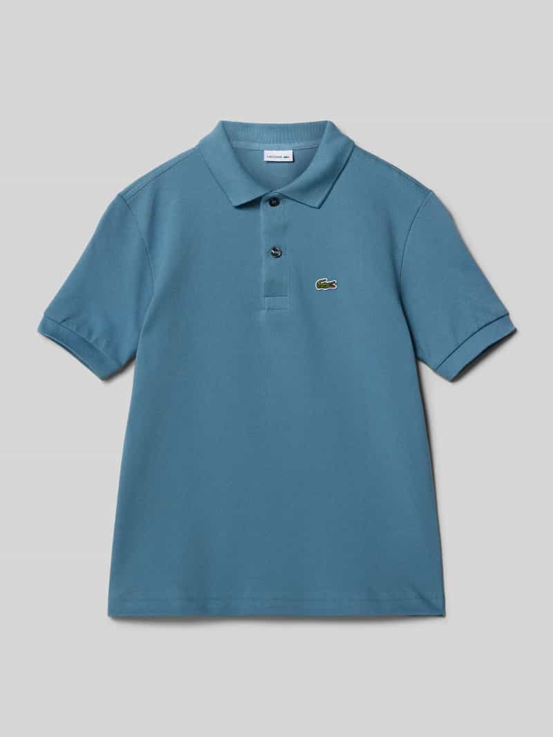 Lacoste Regular fit poloshirt met labeldetail