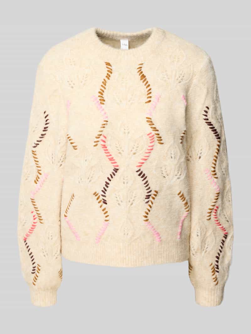 YAS Gebreide pullover met stitchings model 'GABBI'
