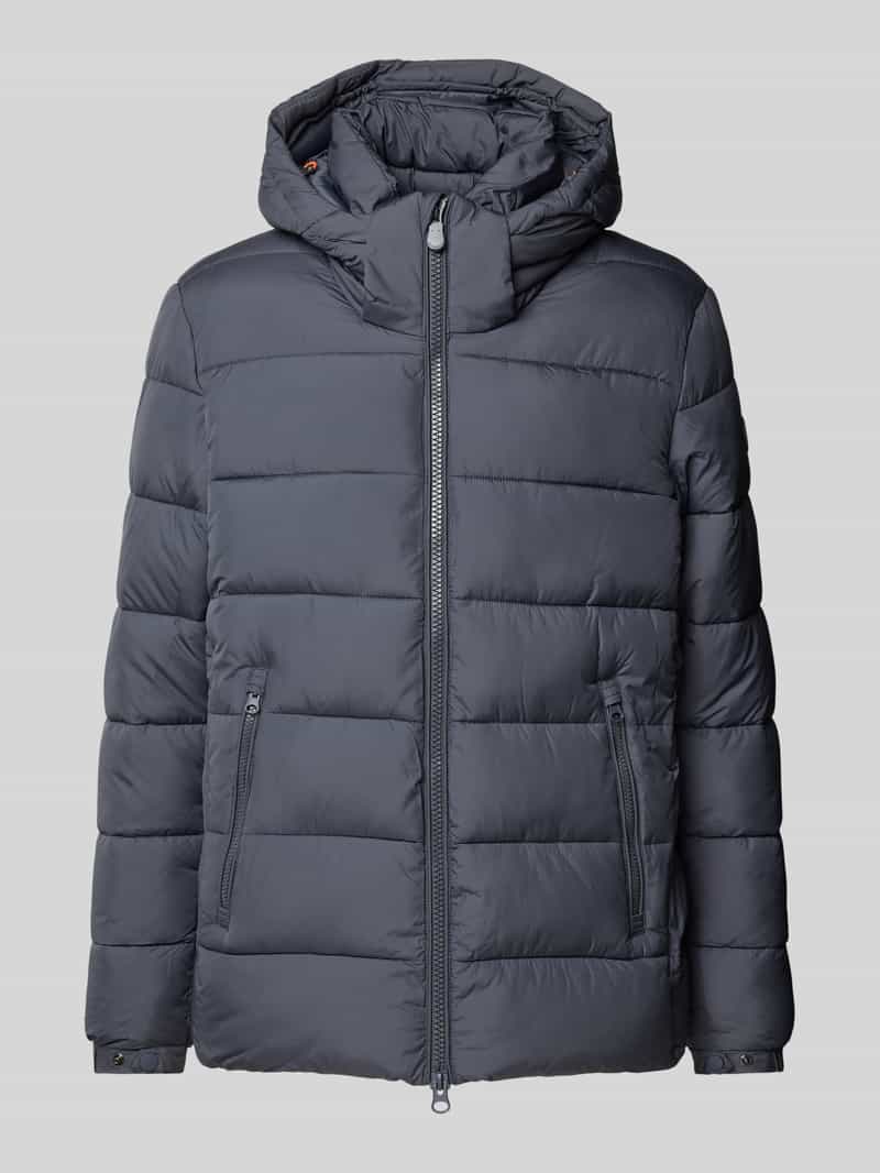 SAVE THE DUCK Gewatteerd jack met labeldetail model 'BORIS