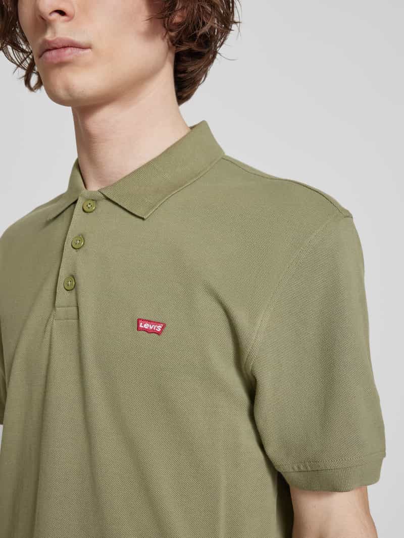Levi's Standartd fit poloshirt met labelbadge