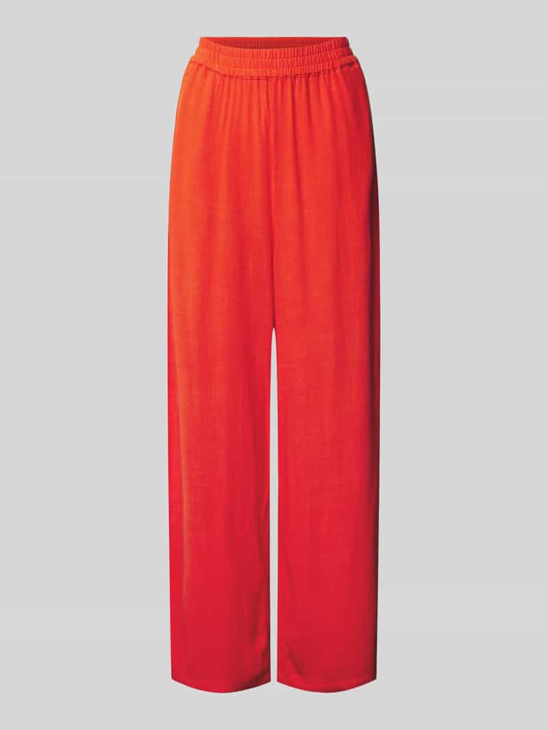 Jake*s Casual Wide fit stoffen broek met elastische band