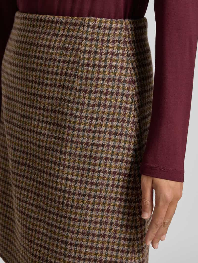Weekend Max Mara Licht uitlopende minirok van wolmix model 'VATA'