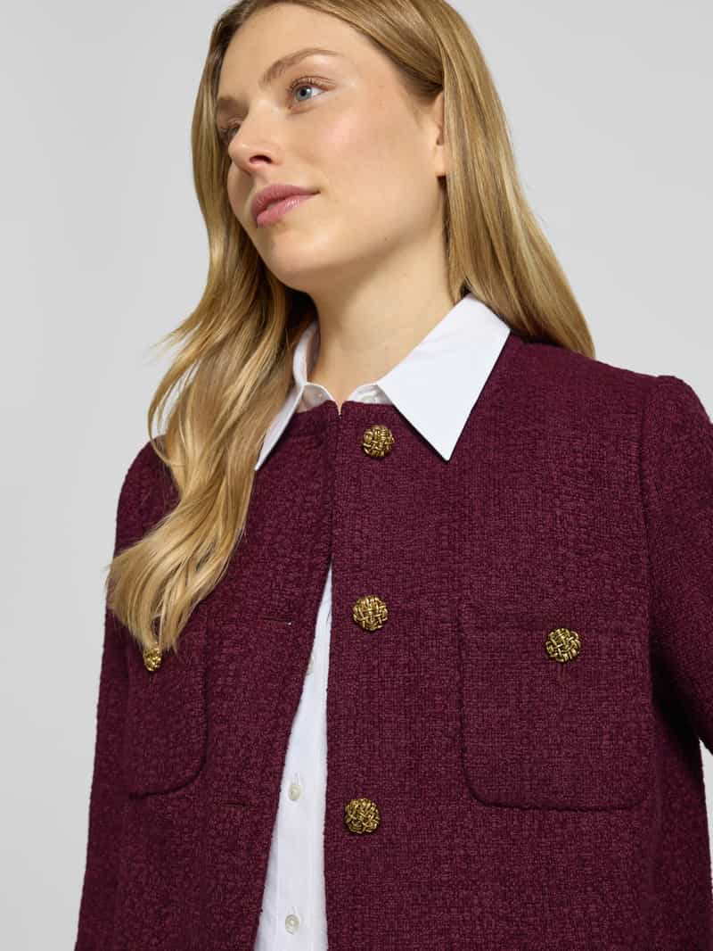 Bash Regular fit blazer met linnen model 'MEREDITH'
