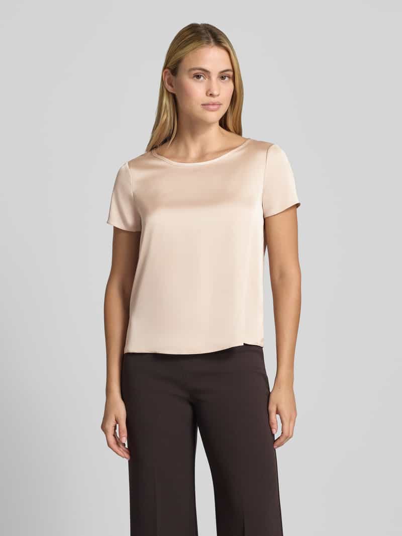 RINASCIMENTO Blouse van satijn met ronde hals