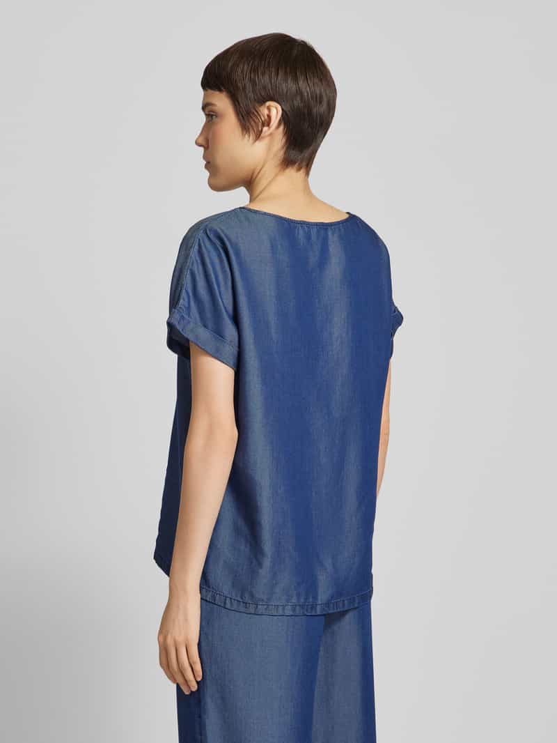 Blouseshirt met vaste mouwomslagen Christian Berg Woman