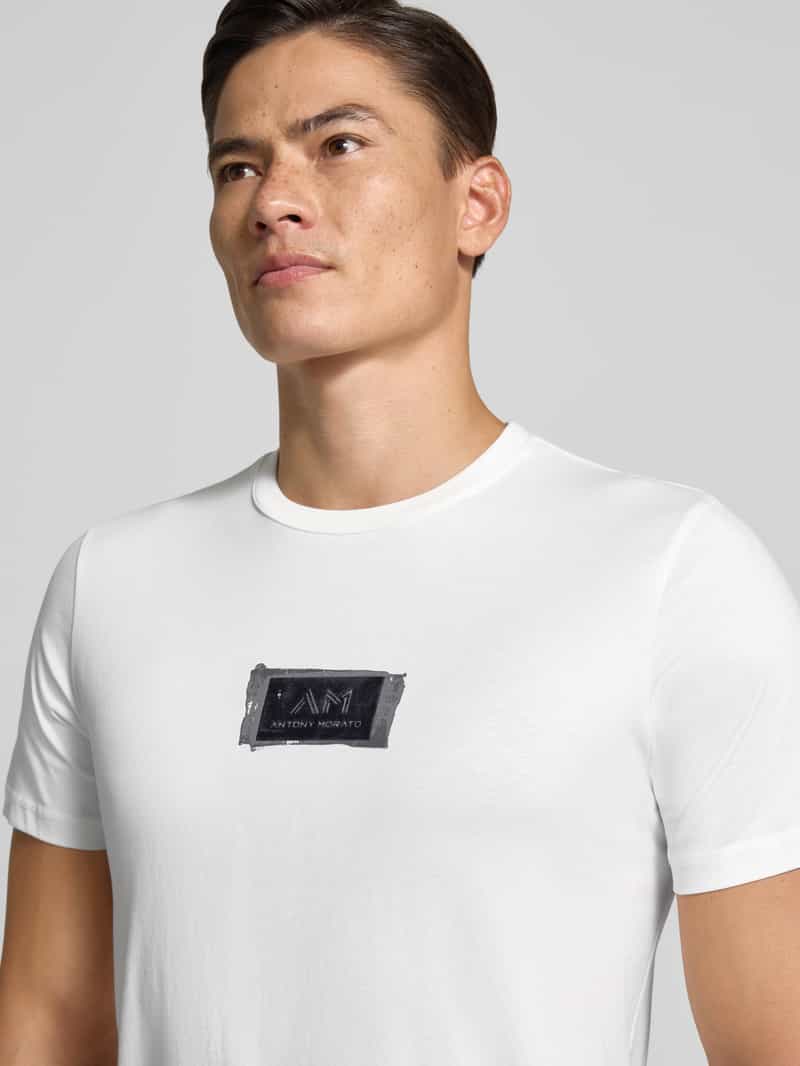 Antony Morato T-shirt met labelprint