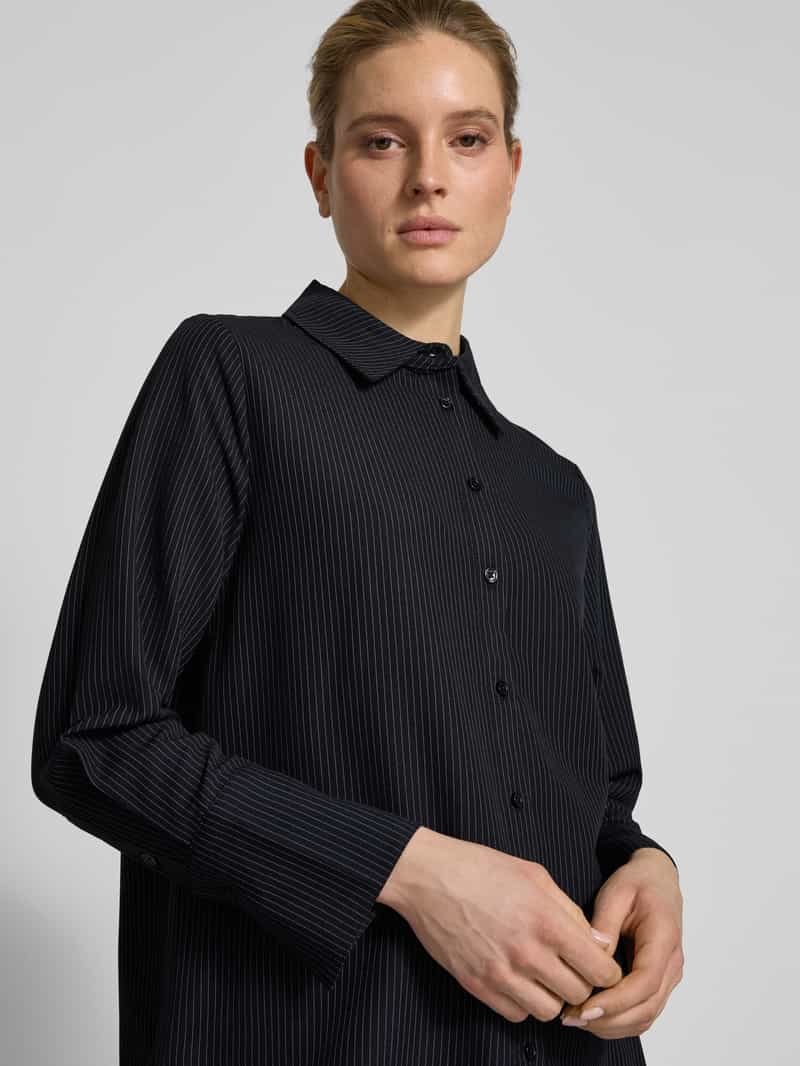 My Essential Wardrobe Regular fit overhemdblouse met doorknoopsluiting
