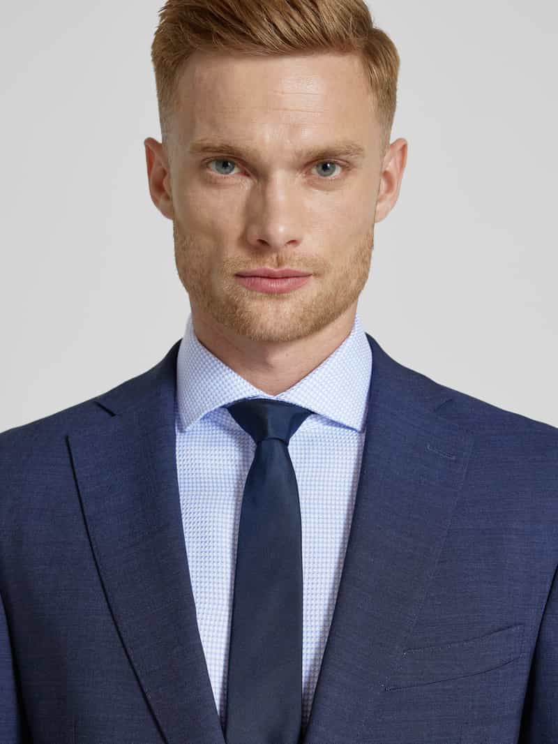 seidensticker Slim fit zakelijk overhemd met structuurmotief