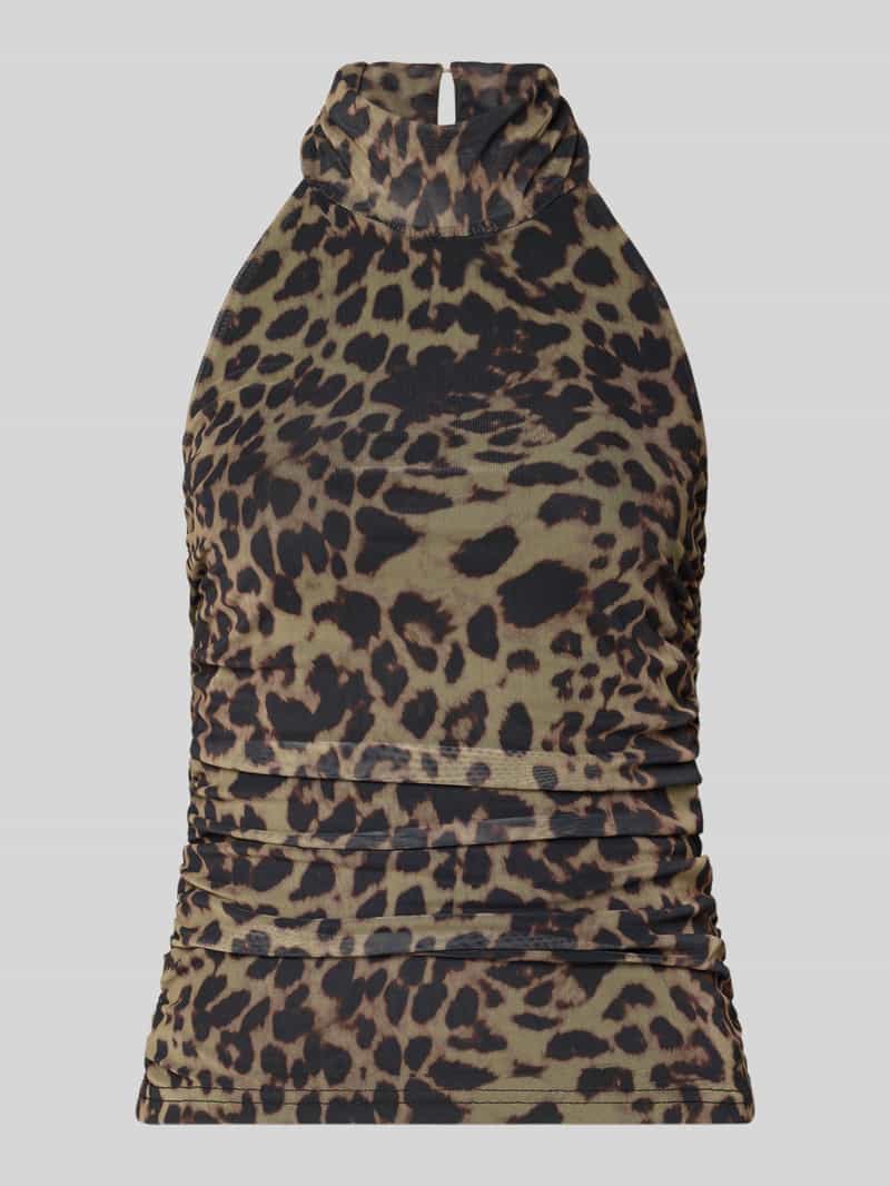 Ichi Blousetop met halter model 'PARDA'