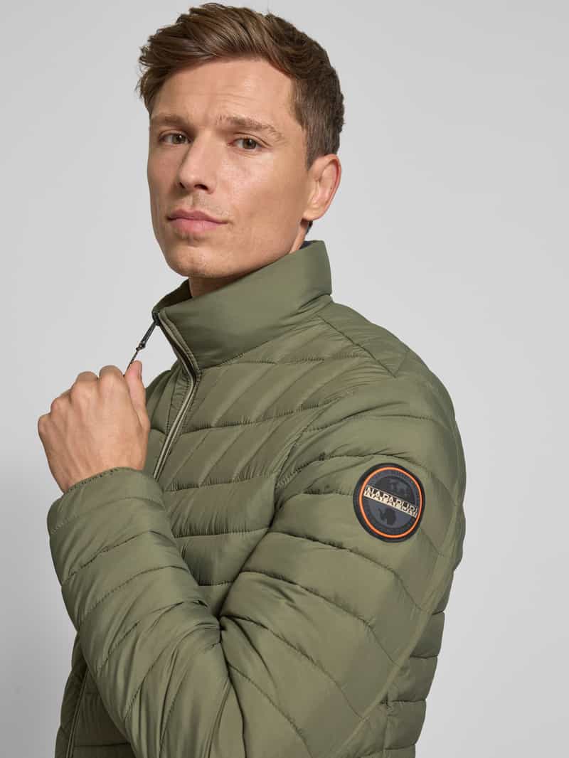 Napapijri Regular fit gewatteerd jack met gevoerde opstaande kraag model 'Lapaz'