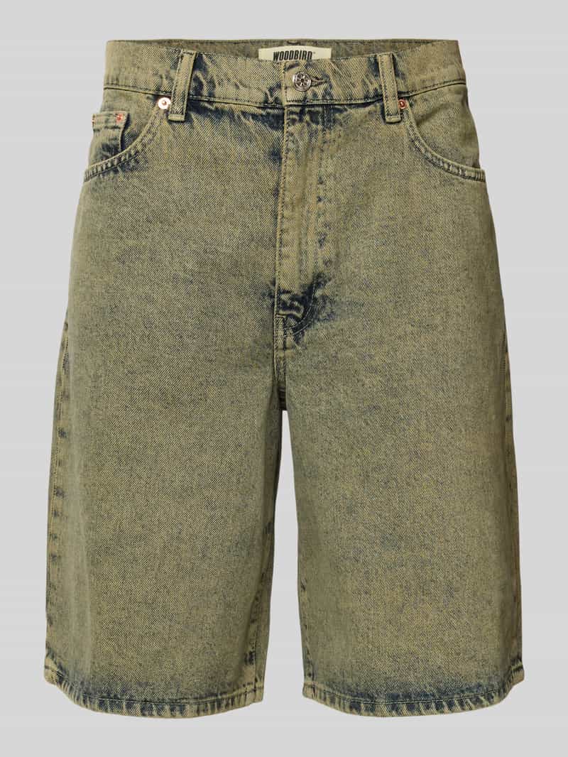 WOODBIRD Korte jeans in used-look model 'Rami'