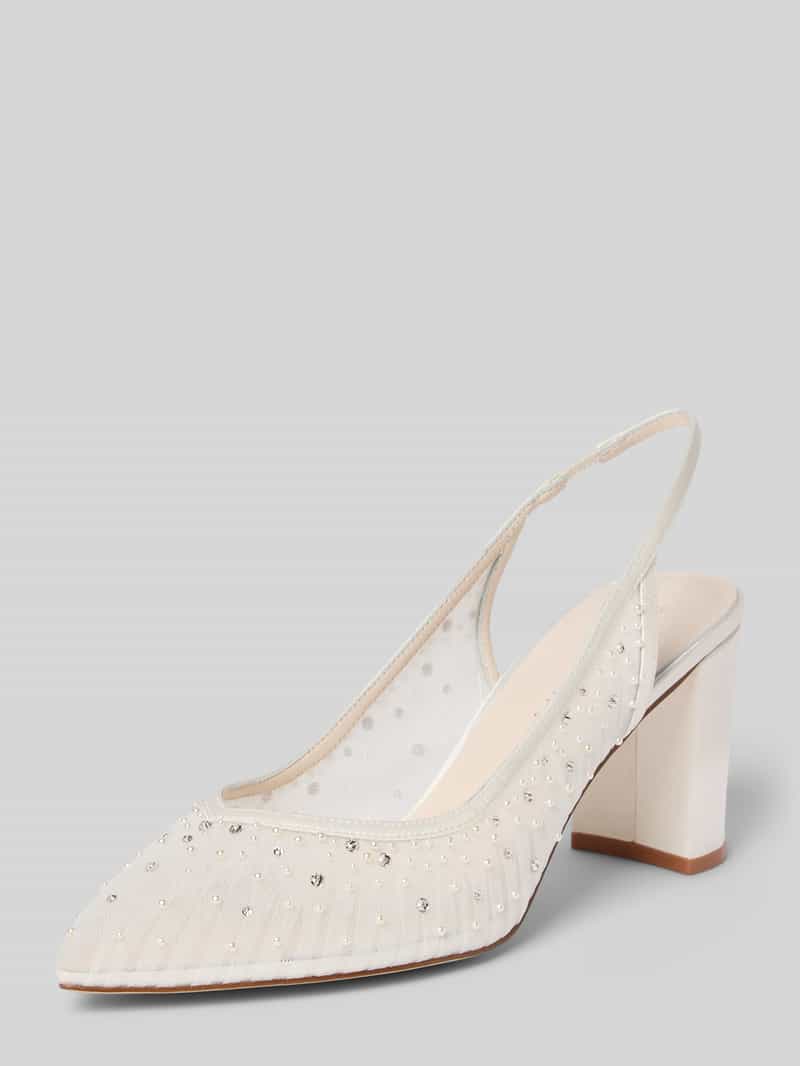 Pumps met siersteentjes model 'Lucia'