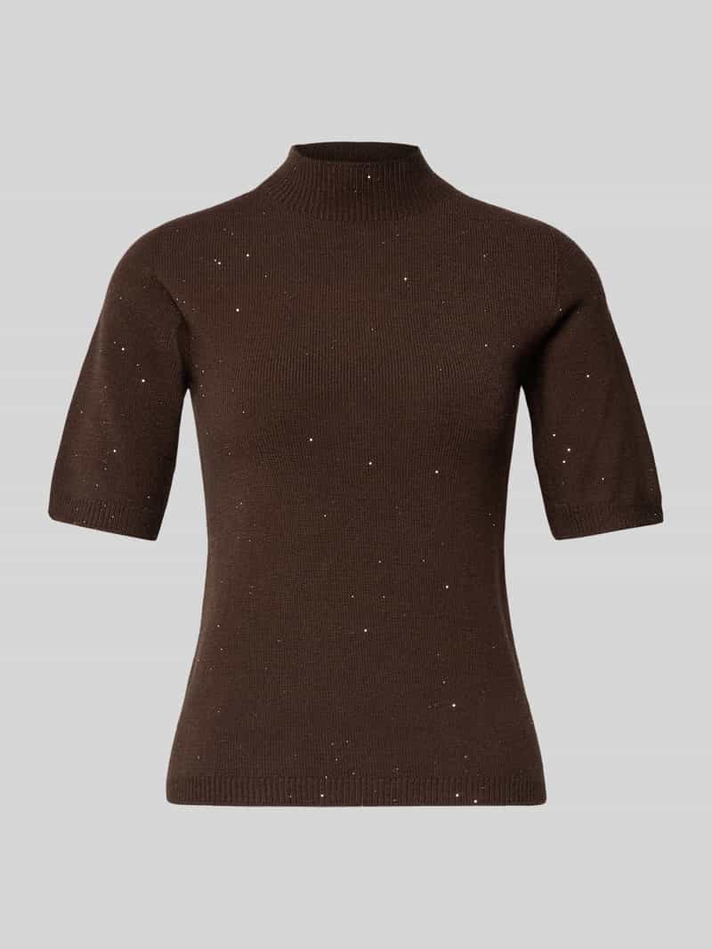 Liu Jo White Gebreid shirt met opstaande kraag