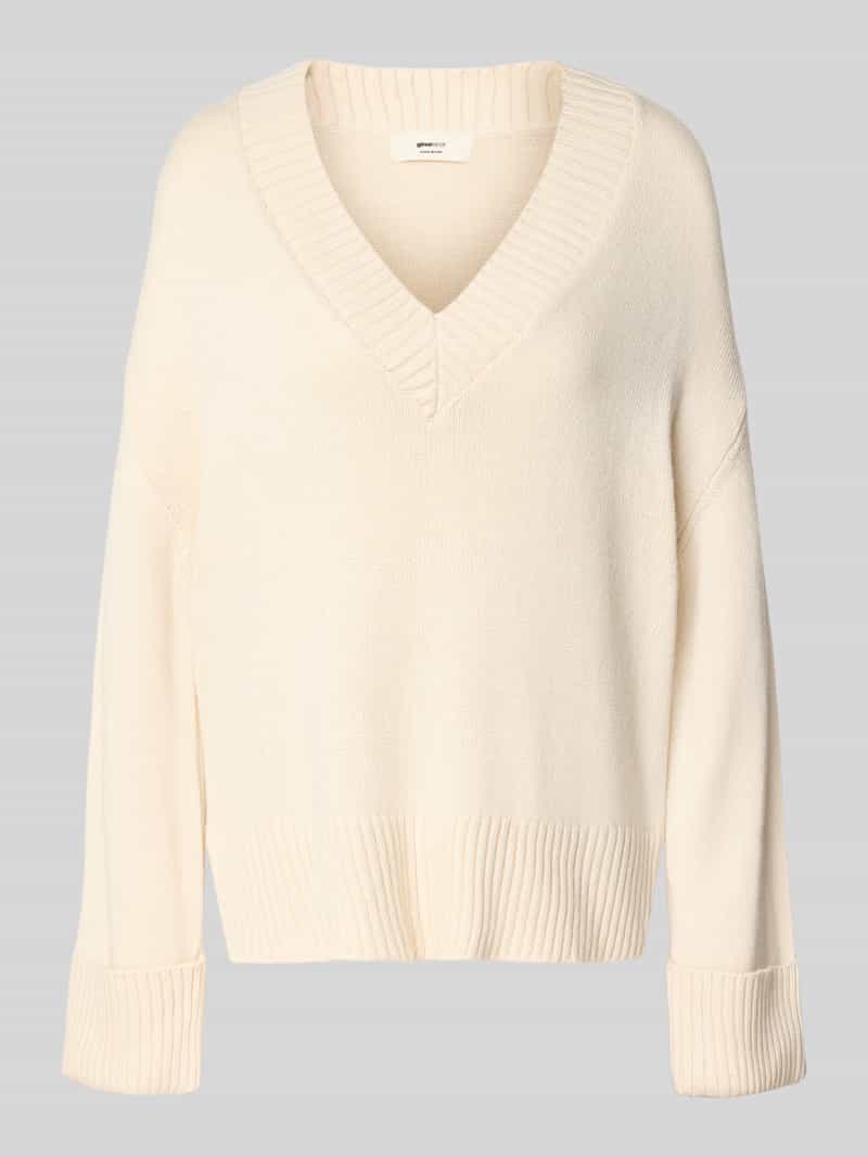Gina Tricot Loose fit gebreide pullover met wol